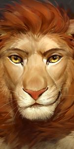 Art,Muzzle,Nice,Sweetheart,Mane,Lion