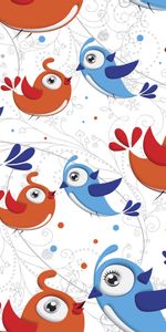 Art,Patterns,Birds,Vector