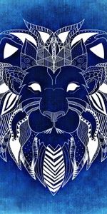 Patterns,Un Lion,Lion,Art