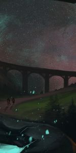 Voyageurs,Pont,Univers,Art