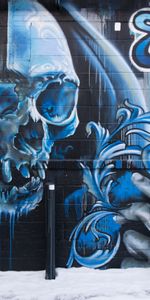 Art,Wall,Street Art,Graffiti,Skull