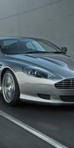 2008,Db9,Вид Середи,Астон Мартин (Aston Martin),Тачки (Cars),Асфальт,Серый,Скорость,Стиль,Машины