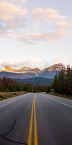 Tourner,Asphalte,Tour,Route,Nature,Forêt,Montagnes,Paysage