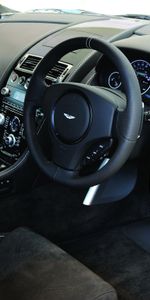 Voitures,Le Noir,Db,Dbs,Compteur De Vitesse,Compteur,2010,Gouvernail,Volant,Intérieur,Aston Martin,Salon