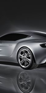 Aston Martin,Coches,Vista Lateral,Perfil,Estilo,2008,Auto Concepto,Concept Car,Uno 77,Reflexión