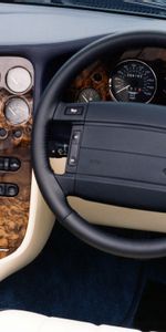 Aston Martin,Cars,Steering Wheel,Rudder,Salon,V8,Vantage,Interior,Speedometer,1993