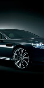 Aston Martin,Vista Lateral,Perfil,Estilo,Auto Concepto,Concept Car,2006,Rapide,El Negro,Coches