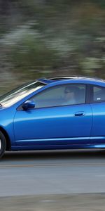 Rsx,Асфальт,Скорость,2005,Акура,Акура (Acura),Синий,Стиль,Природа,Вид Сбоку,Тачки (Cars),Машины