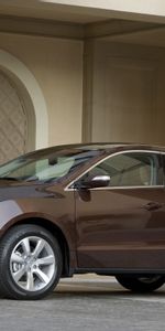 Auto,Acura,Bush,Cars,Building,Asphalt,Side View,Style,Akura,2009,Zdx,Brown