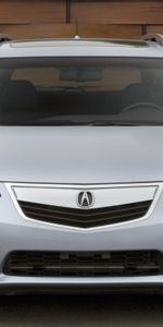 2010,Tsx,Акура,Асфальт,Вид Спереди,Акура (Acura),Тачки (Cars),Серый,Стиль,Стена,Машины