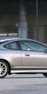 Auto,Acura,Cars,Building,Asphalt,Style,Rsx,Akura,Metallic Gray,Grey Metallic,2003,Side View