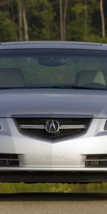 Auto,Acura,Style,Akura,Tl,2007,Silver Metallic,Nature,Cars,Front View