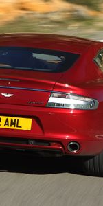 Auto,Aston Martin,Cars,Asphalt,Back View,Rear View,2009,Rapide