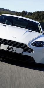 Auto,Aston Martin,Cars,Asphalt,Front View,2011,V8,Vantage