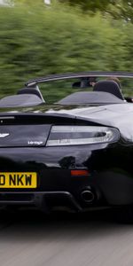 Auto,Aston Martin,Cars,Back View,Rear View,Speed,2010,V8,Vantage