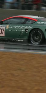 Auto,Aston Martin,Cars,Speed,2005,Dbr9,Wet Asphalt,Side View,Style,Sports