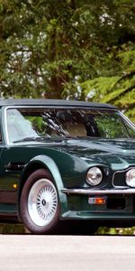 Auto,Aston Martin,Front View,V8,Vantage,1984,Cars,Retro