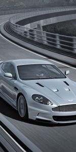 Dbs,2008,Тачки (Cars),Мост,Астон Мартин (Aston Martin),Вид Спереди,Серый,Машины