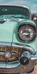 Auto,Cars,Front View,Headlight,Retro