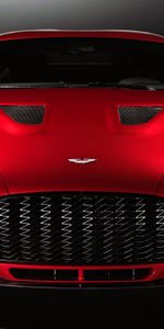 Zagato,Красный,V12,Тачки (Cars),2012,Астон Мартин (Aston Martin),Вид Спереди,Машины