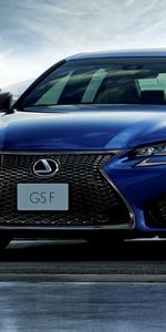 Gs F,Тачки (Cars),Синий,Вид Спереди,Лексус (Lexus),Машины