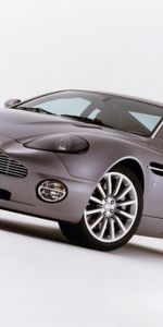 Vanquish,V12,2001,Тачки (Cars),Астон Мартин (Aston Martin),Вид Сбоку,Сиреневый,Машины