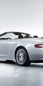 2008,Db9,Белый,Астон Мартин (Aston Martin),Тачки (Cars),Вид Сбоку,Стиль,Машины