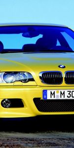 Bmw E46 M3,Тачки (Cars),Движение,Желтый,Стиль,Машины