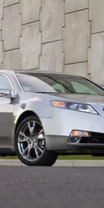 Auto,Grass,Acura,Asphalt,Front View,Style,Akura,2008,Tl,Metallic Gray,Grey Metallic,Cars,Wall