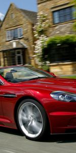 Auto,Grass,Side View,Dbs,2009,Houses,Aston Martin,Cars