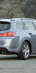 Auto,Nature,Acura,Asphalt,Back View,Rear View,Style,Akura,Blue Metallic,Tsx,Cars,2010