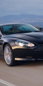 Automóvil,Naturaleza,Montañas,Aston Martin,Asfalto,Vista Frontal,Velocidad,Estilo,Db9,2006,Coches,Deportes