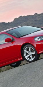 Auto,Nature,Mountains,Acura,Cars,Asphalt,Side View,Style,Rsx,2006