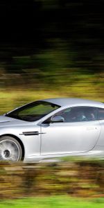 2008,Белый Металлик,Dbs,Тачки (Cars),Вид Сбоку,Астон Мартин (Aston Martin),Скорость,Машины