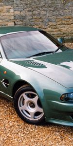 V8,Vantage,1999,Тачки (Cars),Зеленый,Астон Мартин (Aston Martin),Вид Сбоку,Машины