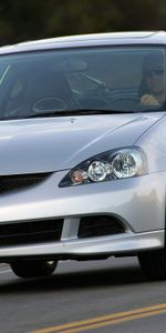 Auto,Trees,Acura,Asphalt,Front View,Style,Rsx,2005,Akura,Metallic Gray,Grey Metallic,Cars