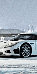 Auto,Winter,Snow,Koenigsegg Ccx,Cars