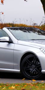 Autumn,Cars,Side View,Cabriolet,Mercedes E Class