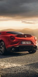 4C,Édition De Lancement,Voitures,Alfa Romeo,Vue Arrière