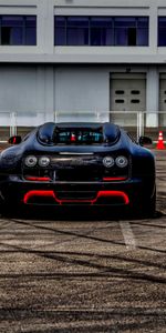 Voitures,Bugatti Veyron,Vue Arrière,Sportif,Bugatti,Voiture De Sport