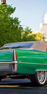 Back View,Rear View,Convertible,De Ville,1970,Cars,Cadillac