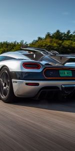 Coche Deportivo,Coches,Vista Trasera,Uno 1,Koenigsegg,Deportivo