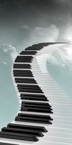 Background,Sky,Clouds,Piano,Fantasy