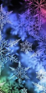 Background,Snowflakes