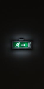 Backlight,Illumination,Pointer,Output,Exit,Sign,Dark