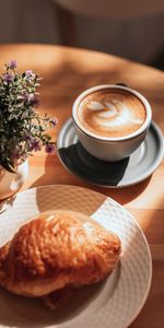 Bakery Products,Breakfast,Food,Cup,Drink,Beverage,Baking,Cappuccino