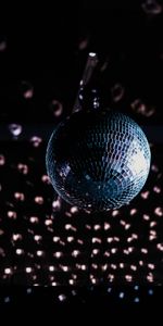 Bal Disco,Balle,Sphère,En Miroir,Ballon,Miroir,Boule Disco,Sombre,Musique