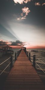 Bay,Point Clear,United States,Sunset,Usa,Pier,Nature