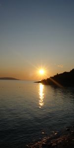 Sky,Sun,Coucher De Soleil,Paysage,Plage,Mer