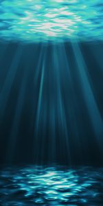 Beams,Rays,Water,Shine,Light,Art,Underwater World